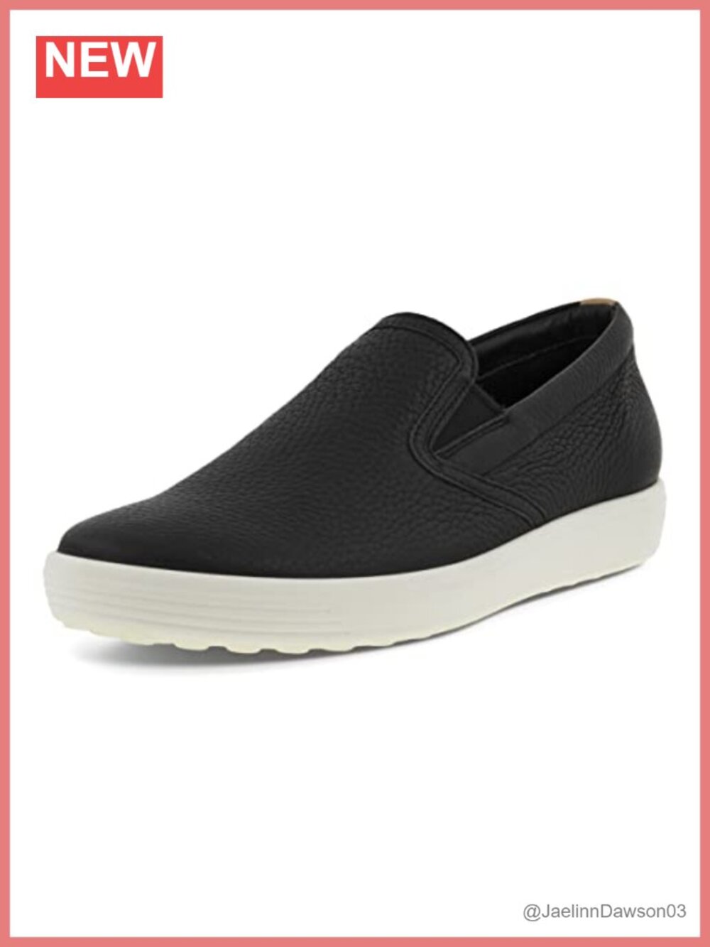 ECCO Soft 7 Casual Slip On Sneaker Women's Leather Lace Up Flat Comfort